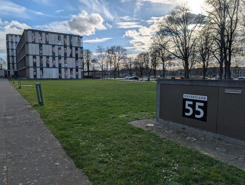 Exterior of Brightlands Maastricht Health Campus at Oxfordlaan 55, Maastricht.